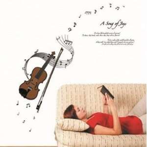   Decal Stickers   Strumming Violin A Song of Joys: Home & Kitchen