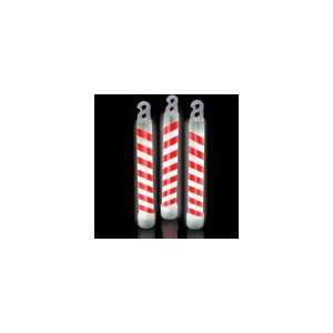  Candy Cane Swirl 6 inch Glow Sticks (25 Pack): Health 