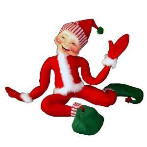  Annalee 30 Inch Red Candystripe Elf