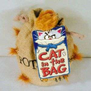 CAT IN THE BAG joke cats CRAZY WILD novelties  