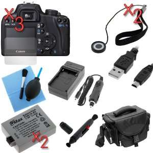   GTMax 12 Pcs accessories Bundle kit for Canon Rebel XS: Camera & Photo