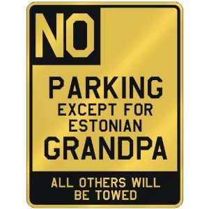   FOR ESTONIAN GRANDPA  PARKING SIGN COUNTRY ESTONIA