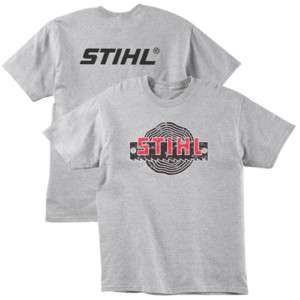 NEW Stihl Gray Vintage Logo T Shirt  