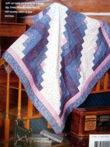 Make a Quilt In A Day~Log Cabin Quilt Pattern~Eleanor Burns~Quilting 
