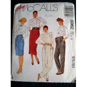  MISSES SKIRTS AND PANTS SIZE 12 EASY MCCALLS SEWING 