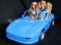 NEW 4 Seats Princess Car for Barbie/Ken Dolls, Blue C44  
