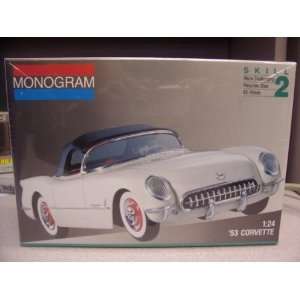  monogram 53 corvette model car kit: Toys & Games