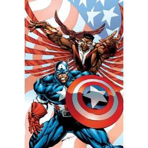 : Captain America And The Falcon #2 Cover: Captain America and Falcon 