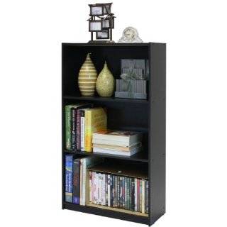 Furinno 99736EX 3 Shelf Storage Racks Shelves Cabinet Bookcase 