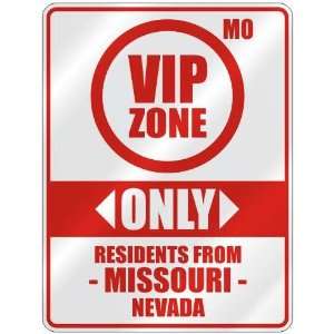  VIP ZONE  ONLY RESIDENTS FROM NEVADA  PARKING SIGN USA 