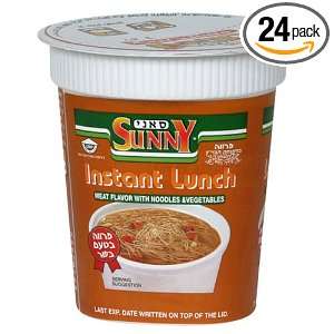 Oxygen Sunny Instant Lunch, Meat Flavored with Noodles and Vegetables 