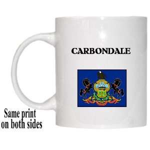  US State Flag   CARBONDALE, Pennsylvania (PA) Mug 