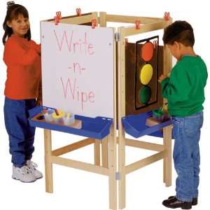  Jonti Craft 4 Way Adjustable Easel: Furniture & Decor