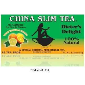   Slim Tea (With Natural Citrus) 18 Teabags: Health & Personal Care