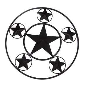  Texas Star Large Metal Wall Hanging Western Decor: Home 