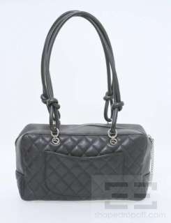 Chanel Black & White Quilted Cambon Shoulder Bag  