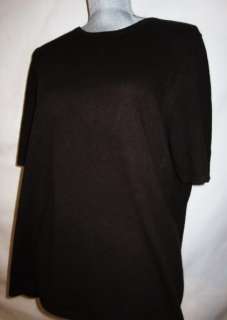  Brown 100% Cashmere Knit, Top, Size 1X  