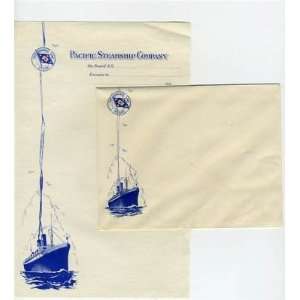 Pacific Steamship Stationery The Admiral Line 1930s 