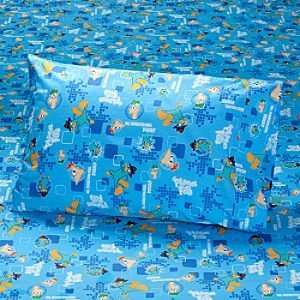  Disney Phineas and Ferb Sheet Set   Twin: Home & Kitchen