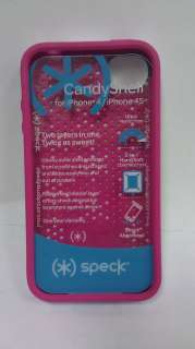 White Pink Speck CandyShell Case for iPhone 4 4S SPKA0588  
