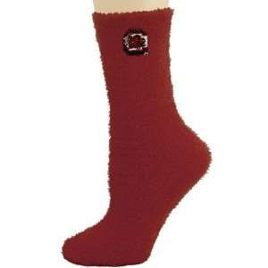   Gamecocks Ladies Garnet Feather Touch Socks: Sports & Outdoors