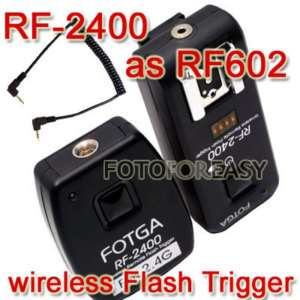 Wireless Flash Trigger for Canon 550D 600D 60D as RF602  