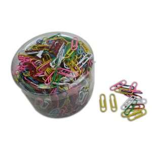  Staples #1 Size Vinyl Coated Paper Clips, 1000/Tub Office 