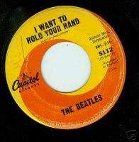 Capitol 45 BEATLES I Want To Hold Your Hand I Saw Her Standing There 