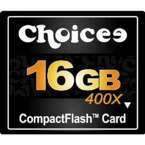  Choicee 16GB Compact Flash Card 400X: Computers 