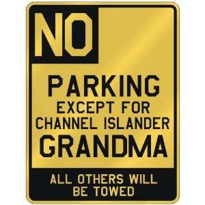  NO  PARKING EXCEPT FOR CHANNEL ISLANDER GRANDMA  PARKING 