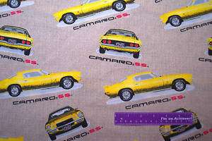 GM General Motors CAMARO SS Classic Car Fabric BTFQ  