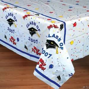 Graduation Party Supplies Class of 2007 Tablecloth