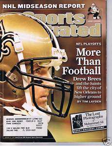 22/07 Sports Illustrated DREW BREES Cover SAINTS  