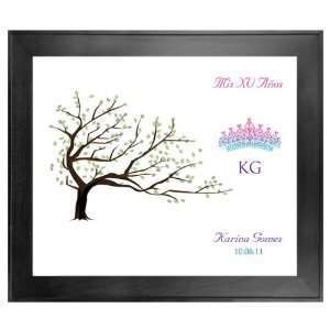  Quinceanera Guest Book Tree # 4 Crown 1 20x24 For 50 100 