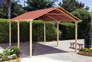 New Outdoor Large Carport Gazebo Garden Shelter 165 L × 11’1” W 