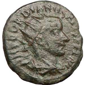   III 238AD Deultum Ancient Roman Coin Serapis Antiquity Cerberus Rare