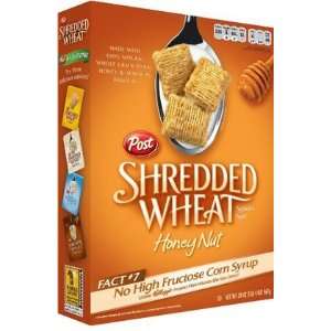 Shredded Wheat Post Spoon Size Honey Nut Cereal, 20 oz Boxes, 4 ct 