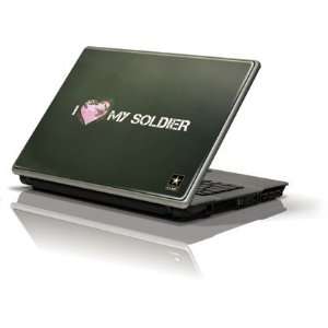  I Heart My Soldier Green skin for Dell Inspiron 15R 