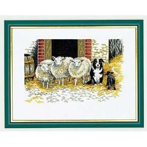  Sheep & Dog kit (cross stitch) (Special Order) Kitchen 
