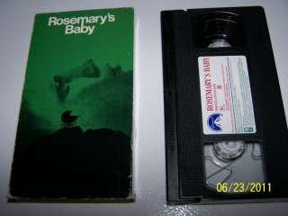   Baby VHS Mia Farrow Cassavetes 1968 1991 097360683134  