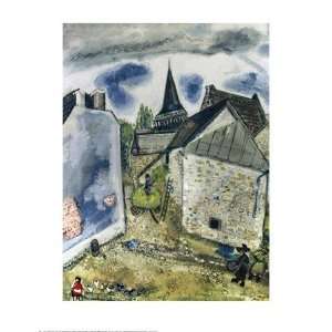  Chambon sur Lac   Poster by Marc Chagall (22x28)