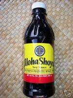 Bottle of ALOHA SHOYU SOY SAUCE,12 oz.,Made in Hawaii  