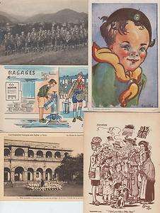 SCOUTING BOY SCOUT 83 Vintage Postcards pre 1940  