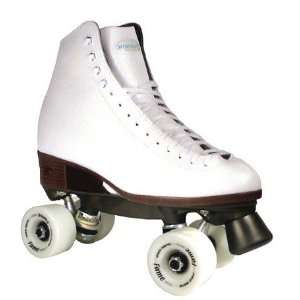 Riedell 110 Fame White Roller Skates women   Size 5  