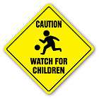 CAUTION WATCH FOR CHILDREN SIGN signs slow playing at play safety