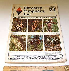 1975 Forestry Suppliers tool supply catalog Jackson MS Mississippi 