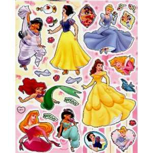   Belle Cinderella Aurora Snow White Jasmine Ariel Beauty & the Beast