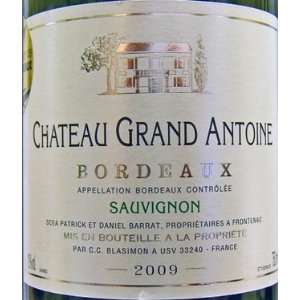   Grand Antoine Bordeaux Sauvignon Blanc 2009 Grocery & Gourmet Food