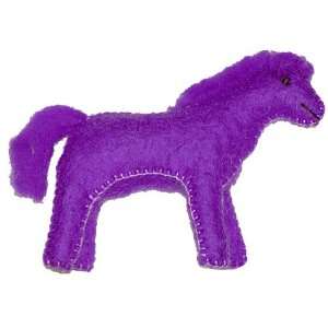  Cheppu Felt Horse Toy Purple: Toys & Games