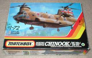 Matchbox Boeing Vertol Chinook HC Mk.1 CH 47D 1/72  